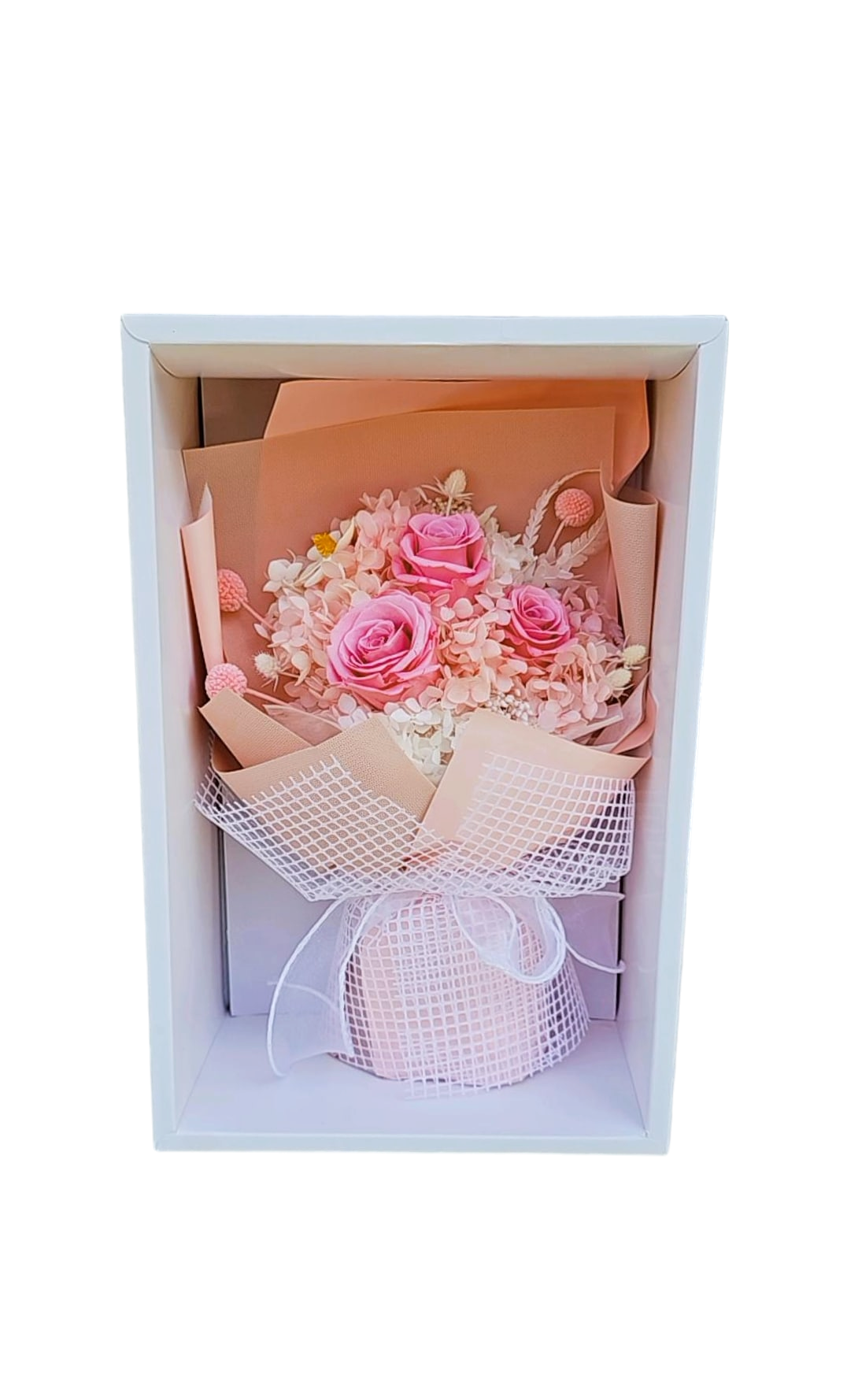 Pink Little Heart Preserved Blossom - Blossom By Daisy