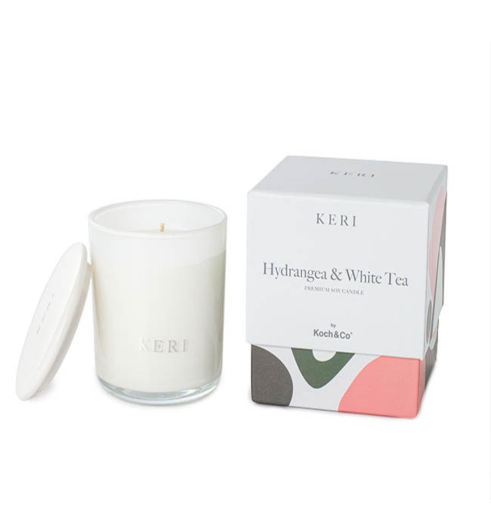 Hydrangea & White Tea Luxury Soy - 390 gms - Blossom By Daisy