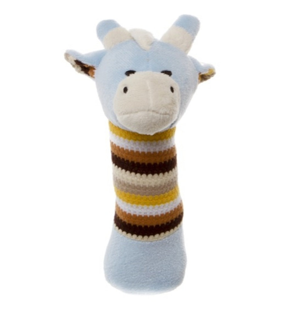 Thomas Giraffe Hand Rattle Pink Multi (15cmHT) - Blossom By Daisy