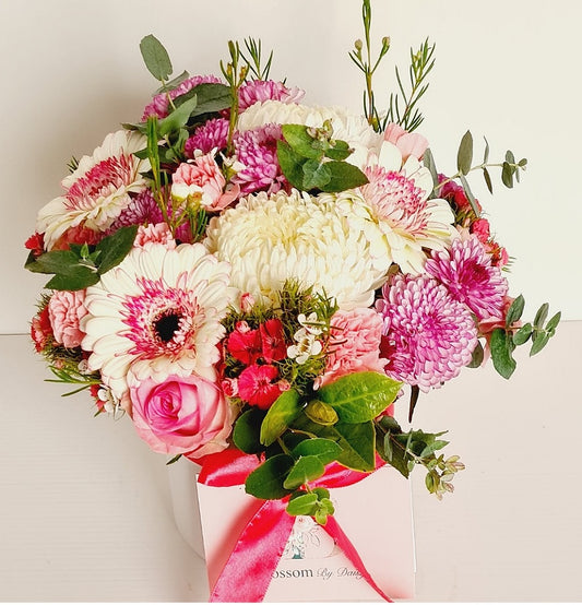 Blossom In white Vase - Blossom  By Daisy