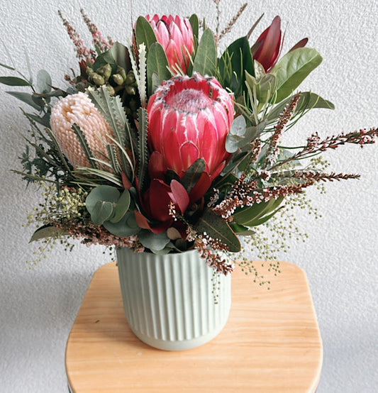Native in a Ceramic Vase