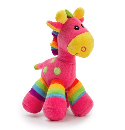 Gerry Giraffe Bright Stripes Hot Pink (20cmST) - Blossom  By Daisy